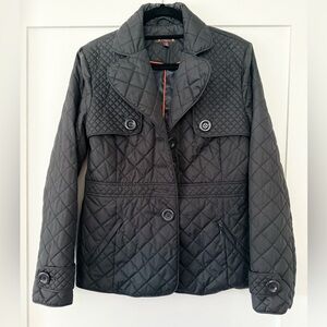 Jennifer Lopez Black Quilted Jacket size M